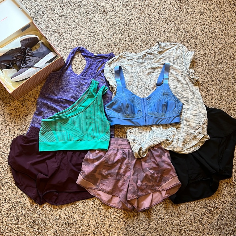 8 PIECE LULULEMON & FABLETICS WORKOUT SET BUNDLE!! 🏋️‍♀️